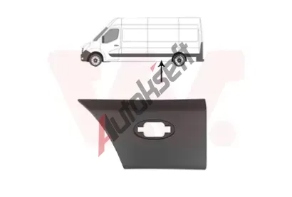 VAN WEZEL Ozdobná / ochranná lišta boční stěny VAW 3799407, 3799407  VAN WEZEL Ozdobná / ochranná lišta boční stěny VAW 3799407, 3799407