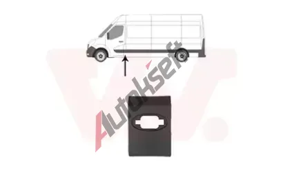 VAN WEZEL Ozdobná / ochranná lišta boční stěny VAW 3799415, 3799415  VAN WEZEL Ozdobná / ochranná lišta boční stěny VAW 3799415, 3799415