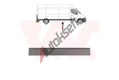 VAN WEZEL Ozdobn / ochrann lita bon stny VAW 3799424, 3799424