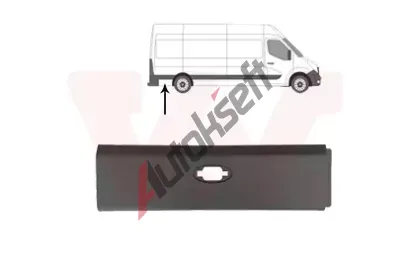 VAN WEZEL Ozdobn / ochrann lita bon stny VAW 3799428, 3799428