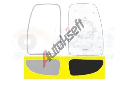 VAN WEZEL Sklo do vnjho zrctka VAW 3799833, 3799833