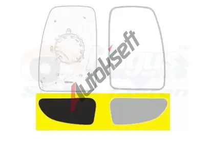 VAN WEZEL Sklo do vnjho zrctka VAW 3799834, 3799834