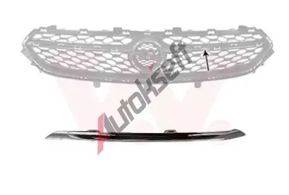 VAN WEZEL Ozdobn / ochrann lita mky chladie VAW 3805511, 3805511