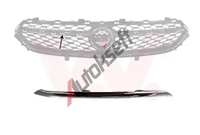 VAN WEZEL Ozdobn / ochrann lita mky chladie VAW 3805512, 3805512