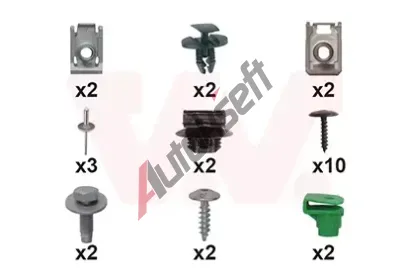 VAN WEZEL Montážní sada - nárazník VAW 3805793, 3805793 VAN WEZEL Montážní sada - nárazník VAW 3805793, 3805793