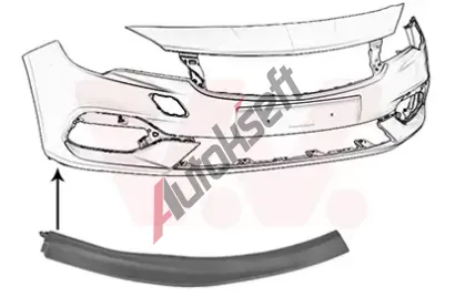 VAN WEZEL Spoiler VAW 3812502, 3812502