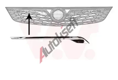 VAN WEZEL Ozdobná / ochranná lišta mřížky chladiče VAW 3812512, 3812512 VAN WEZEL Ozdobná / ochranná lišta mřížky chladiče VAW 3812512, 3812512