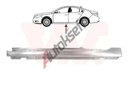 VAN WEZEL Práh dveří VAW 3850103, 3850103 VAN WEZEL Práh dveří VAW 3850103, 3850103