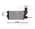 Chladi vzduchu intercooler VAN WEZEL ‐ VAW 40004183