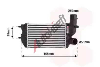 VAN WEZEL Chladi vzduchu intercooler VAW 40004183, 40004183