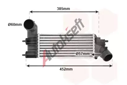 VAN WEZEL Chladi vzduchu intercooler VAW 40004204, 40004204