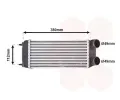 Chladi vzduchu intercooler VAN WEZEL ‐ VAW 40004294