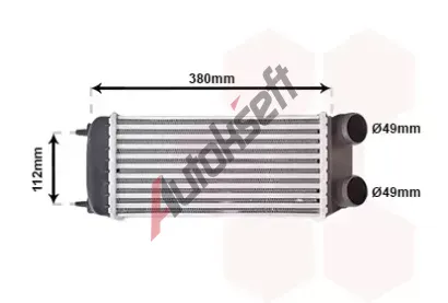 VAN WEZEL Chladi vzduchu intercooler VAW 40004294, 40004294