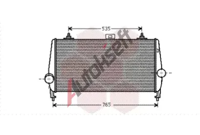 VAN WEZEL Chladi vzduchu intercooler VAW 40004338, 40004338