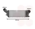 Chladi vzduchu intercooler VAN WEZEL ‐ VAW 40004345