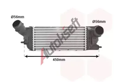 VAN WEZEL Chladi vzduchu intercooler VAW 40004345, 40004345