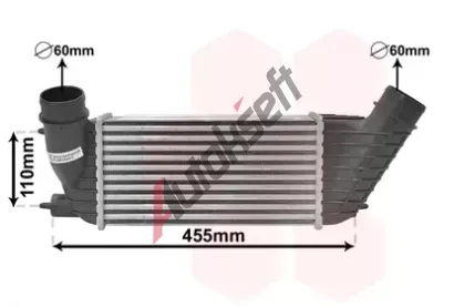 VAN WEZEL Chladi vzduchu intercooler VAW 40004347, 40004347