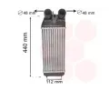 Chladi vzduchu intercooler VAN WEZEL ‐ VAW 40004361