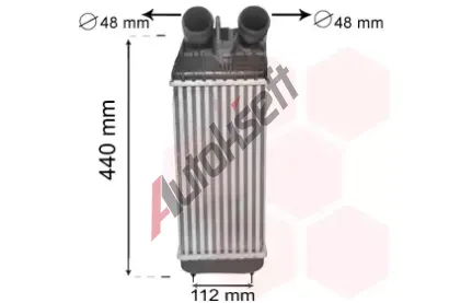 VAN WEZEL Chladi vzduchu intercooler VAW 40004361, 40004361