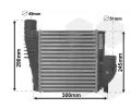 Chladi vzduchu intercooler VAN WEZEL ‐ VAW 40004385