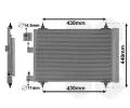 Kondenztor klimatizace VAN WEZEL ‐ VAW 40005193