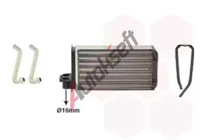 VAN WEZEL Výměník tepla - vnitřní vytápění VAW 40006088, 40006088 VAN WEZEL Výměník tepla - vnitřní vytápění VAW 40006088, 40006088