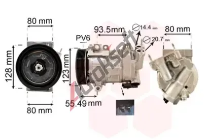 VAN WEZEL Kompresor - klimatizace VAW 4000K315, 4000K315