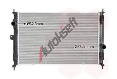 VAN WEZEL Chladi� vody VAW 40012707, 40012707