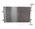 Kondenztor klimatizace VAN WEZEL ‐ VAW 40015707