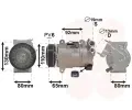 Kompresor klimatizace VAN WEZEL ‐ VAW 4001K703