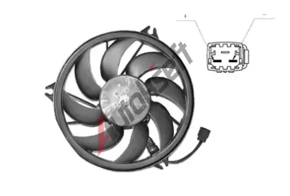VAN WEZEL Vtrk chlazen motoru VAW 4028748, 4028748