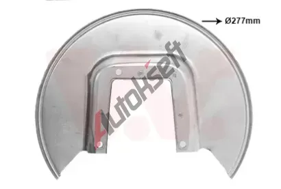 VAN WEZEL Ochrann plech proti neistotm brzdovho kotoue VAW 4032373, 4032373