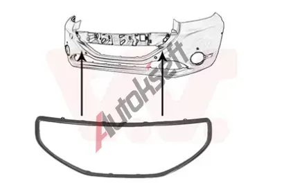 VAN WEZEL Ozdobn / ochrann lita nraznku VAW 4034584, 4034584