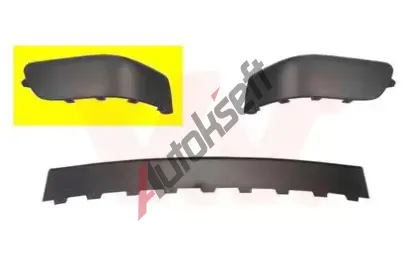 VAN WEZEL Ozdobná / ochranná lišta nárazníku VAW 4040555, 4040555 VAN WEZEL Ozdobná / ochranná lišta nárazníku VAW 4040555, 4040555