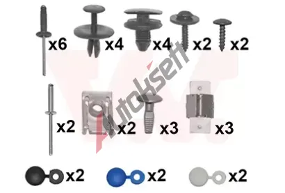 VAN WEZEL Montn sada - nraznk VAW 4040794, 4040794