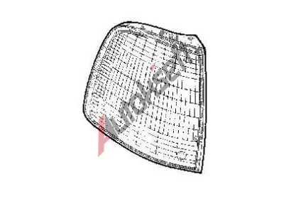 VAN WEZEL L přední bílý blikač VAW 4045901, 4045901 VAN WEZEL L přední bílý blikač VAW 4045901, 4045901