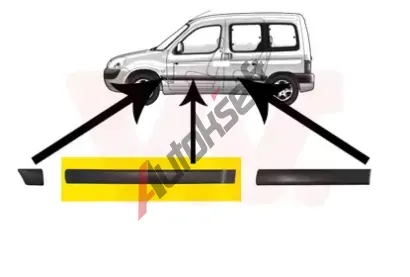 VAN WEZEL Ozdobn / ochrann lita dve VAW 4051423, 4051423