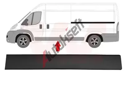 VAN WEZEL Ozdobná / ochranná lišta boční stěny VAW 4064407, 4064407 VAN WEZEL Ozdobná / ochranná lišta boční stěny VAW 4064407, 4064407