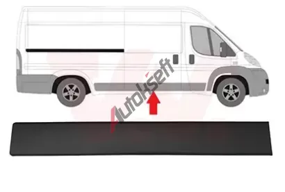 VAN WEZEL Ozdobná / ochranná lišta boční stěny VAW 4064408, 4064408 VAN WEZEL Ozdobná / ochranná lišta boční stěny VAW 4064408, 4064408
