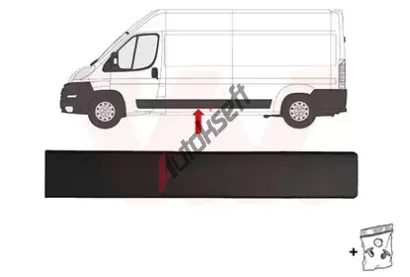 VAN WEZEL Ozdobná / ochranná lišta boční stěny VAW 4064409, 4064409 VAN WEZEL Ozdobná / ochranná lišta boční stěny VAW 4064409, 4064409