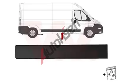 VAN WEZEL Ozdobná / ochranná lišta boční stěny VAW 4064410, 4064410 VAN WEZEL Ozdobná / ochranná lišta boční stěny VAW 4064410, 4064410