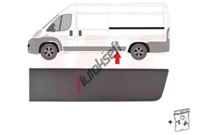 VAN WEZEL Ozdobná / ochranná lišta boční stěny VAW 4064415, 4064415 VAN WEZEL Ozdobná / ochranná lišta boční stěny VAW 4064415, 4064415