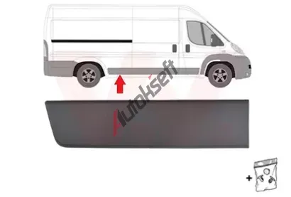 VAN WEZEL Ozdobná / ochranná lišta boční stěny VAW 4064416, 4064416 VAN WEZEL Ozdobná / ochranná lišta boční stěny VAW 4064416, 4064416