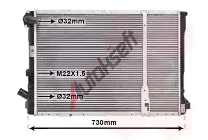 VAN WEZEL Chladi vody VAW 43002209, 43002209