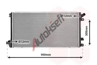 VAN WEZEL Chladi vody VAW 43002408, 43002408