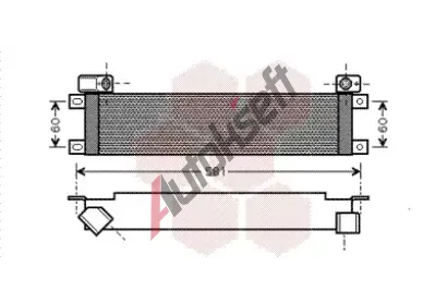 VAN WEZEL Chladi oleje VAW 43003289, 43003289