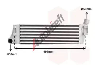 VAN WEZEL Chladi vzduchu intercooler VAW 43004316, 43004316