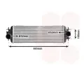Chladi vzduchu intercooler VAN WEZEL ‐ VAW 43004328