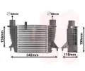 Chladi vzduchu intercooler VAN WEZEL ‐ VAW 43004338