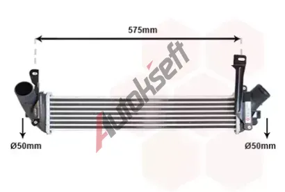 VAN WEZEL Chladi vzduchu intercooler VAW 43004346, 43004346